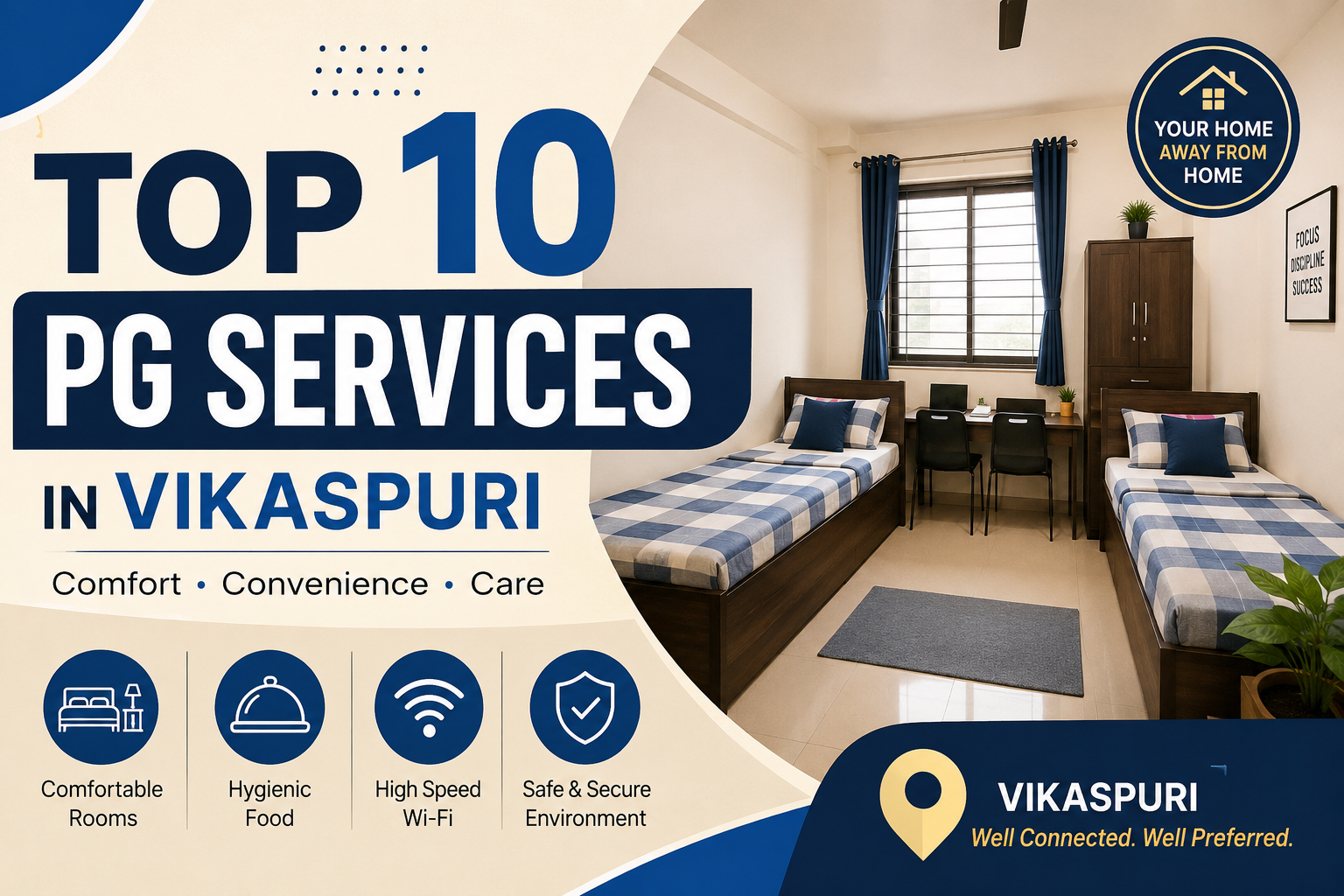 Top 10 PG Services in Vikaspuri