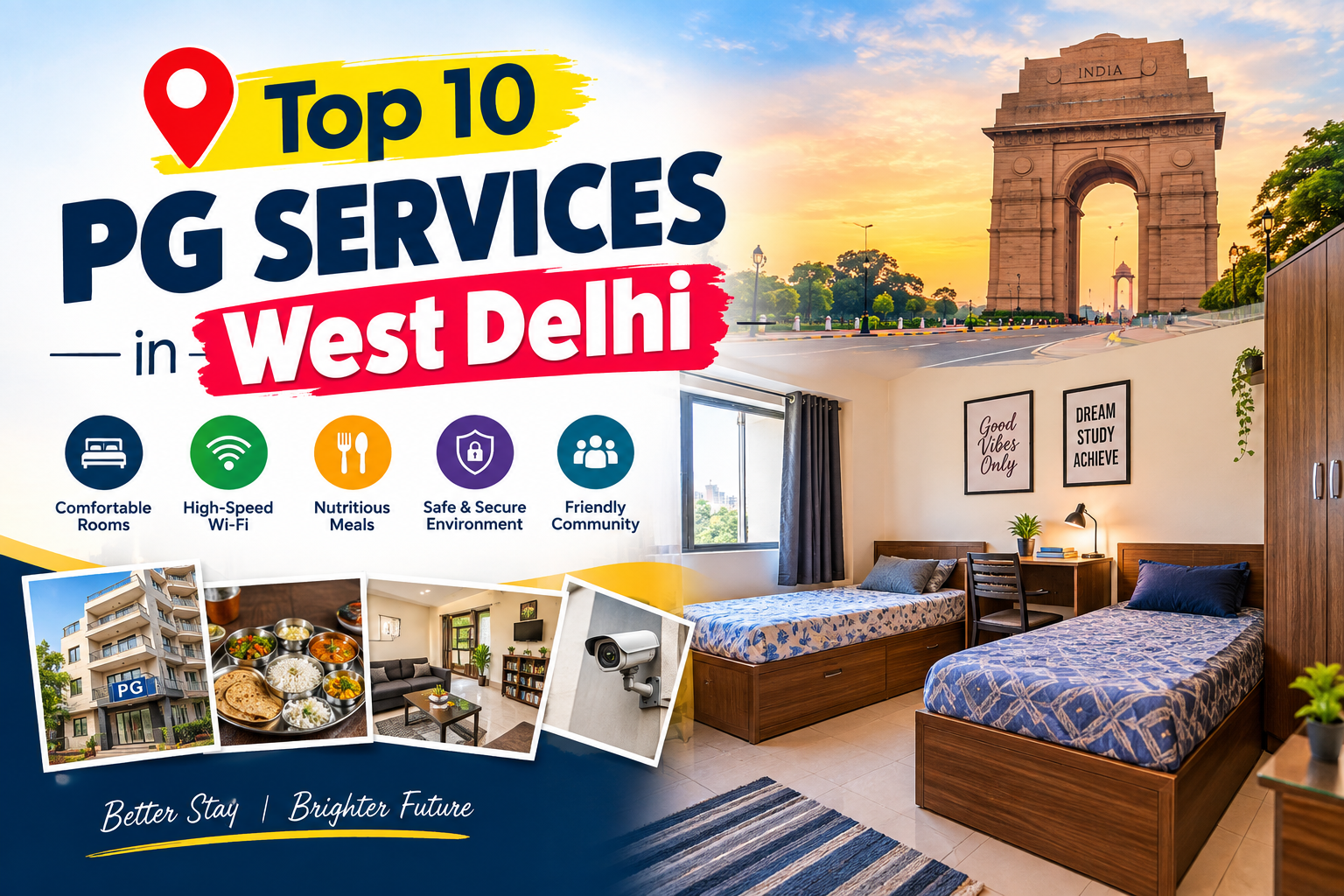 Top 10 PG Services in West Delhi