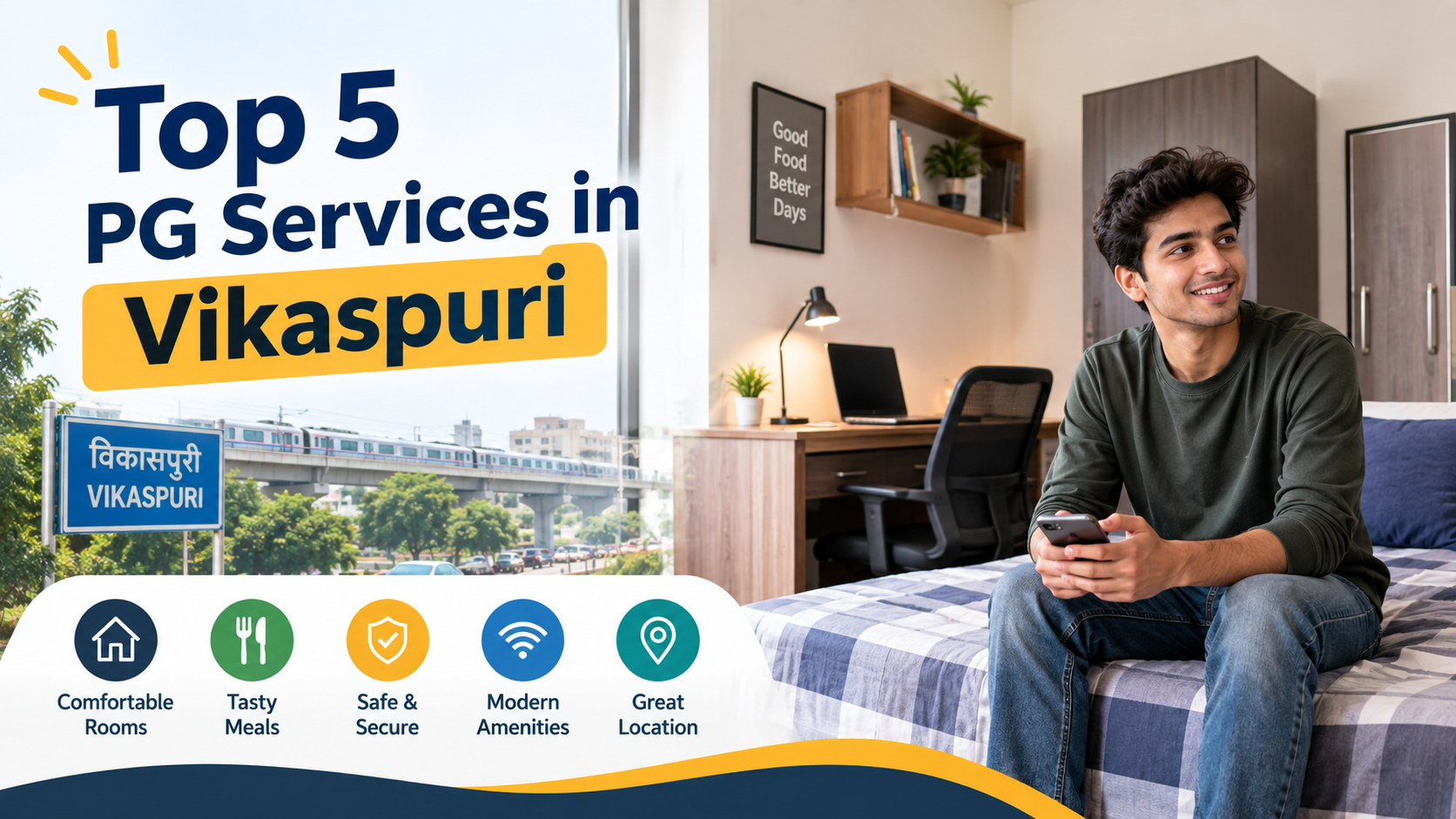 Top 5 PG Services in Vikaspuri