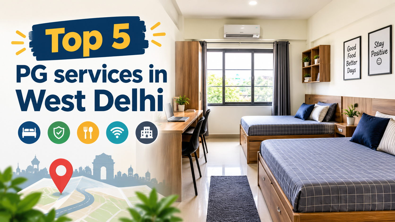 Top 5 PG Services in West Delhi