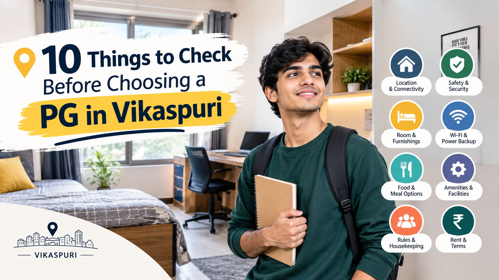 10 Things to Check Before Choosing a PG in Vikaspuri